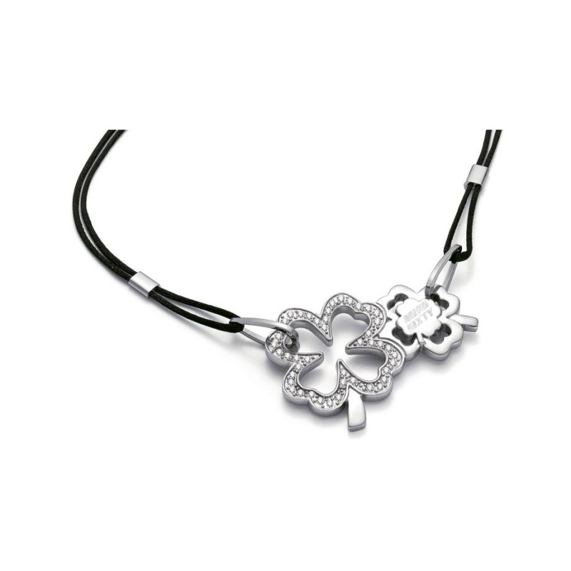 Collana donna Miss Sixty. Quadrifoglio. SAYA SHOP ONLINE OUTLET.