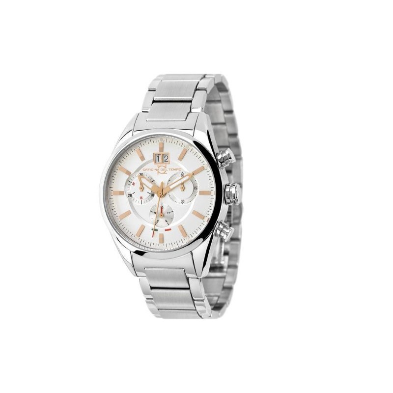 Orologio Officina del tempo. Elegante Crono. SAYA SHOP ONLINE OUTLET