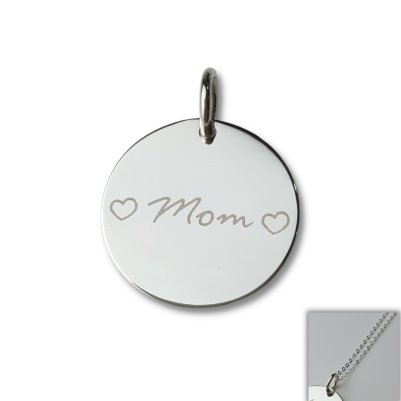 PENDENTE CON CATENINA "MOM" | SAYA SHOP ONLINE