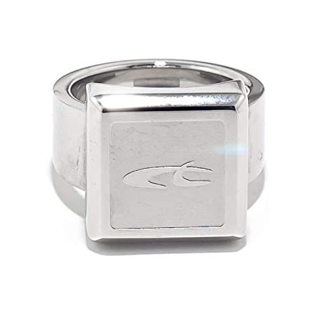 Anello unisex Chronotech. Scudo con logo. SAYA SHOP ONLINE OUTLET.