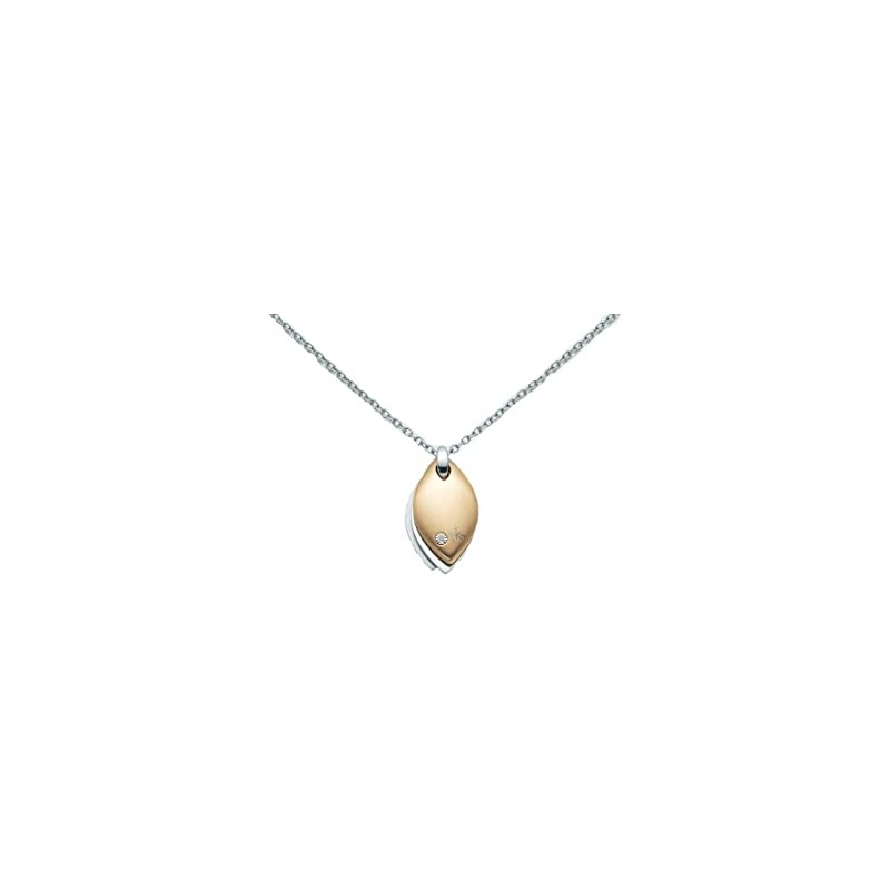 Collana Unisex Yukey Acciaio pvd Oro, Diamante SAYA SHOP ONLINE OUTLET