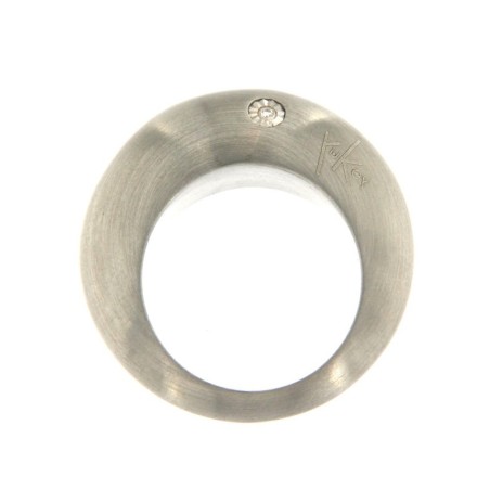 Anello unisex Yukey Aciaio pvd Oro e Diamante. SAYA SHOP ONLINE OUTLET