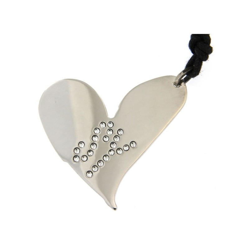 Pendente Sweet Years Cuore argento e cristalli SAYA SHOP ONLINE OUTLET