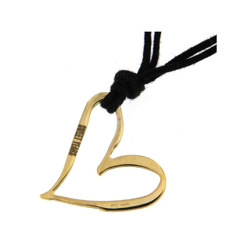 Pendente Sweet Years. Cuore in argento dorato. SAYA SHOP ONLINE OUTLET