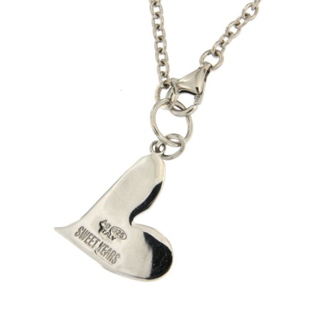 Collana donna Sweet Years. Cuore, Argento. SAYA SHOP ONLINE OUTLET.