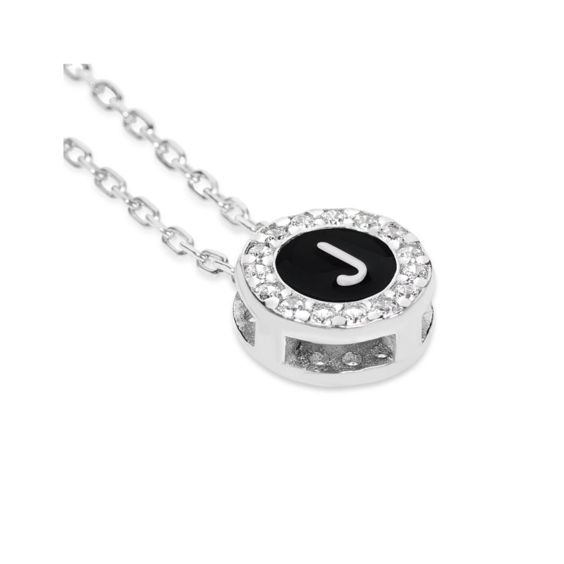 Girocollo 40cm Black Swan in argento 925. SAYA SHOP ONLINE OUTLET.