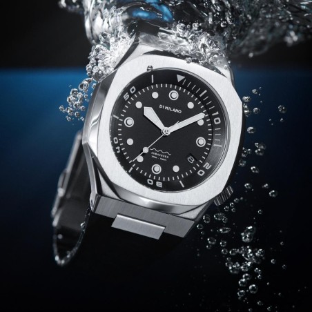 D1 MILANO Orologio, DEEP BLACK SUBACQUEO 43.5 MM | SAYA SHOP ONLINE