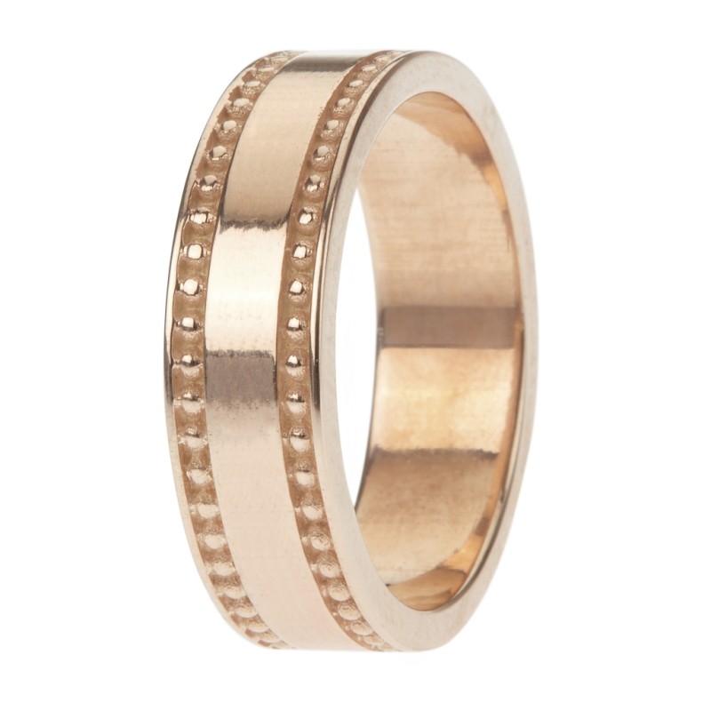 Moody anello uomo. Argento 925 Rosè. WORDS. SAYA SHOP ONLINE OUTLET.