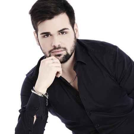 Moody bracciale uomo in argento e onice. SAYA SHOP ONLINE OUTLET.