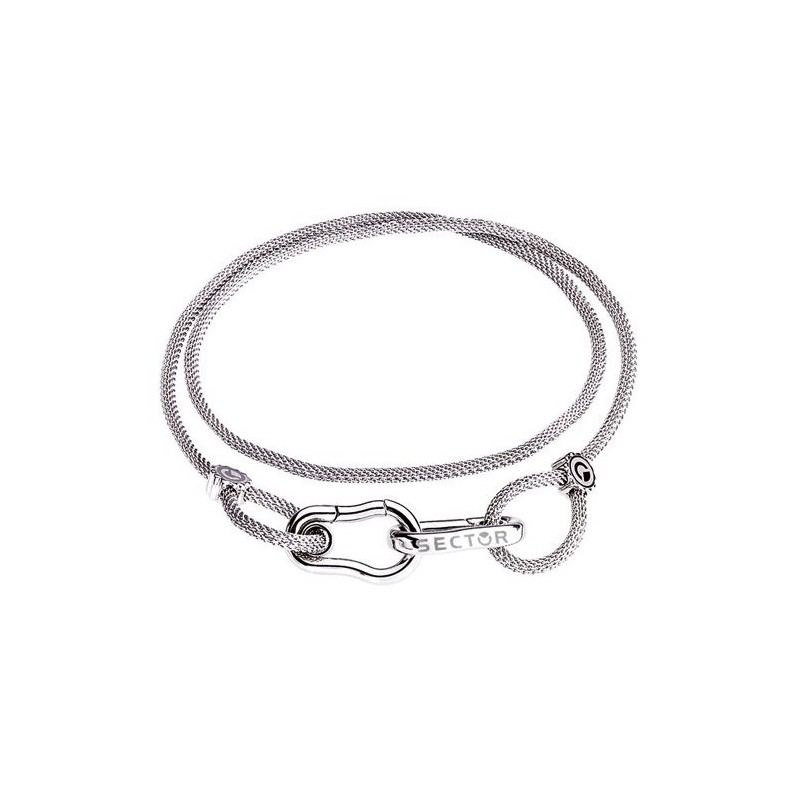 Bracciale doppio giro uomo Sector. Acciaio. SAYA SHOP ONLINE OUTLET.