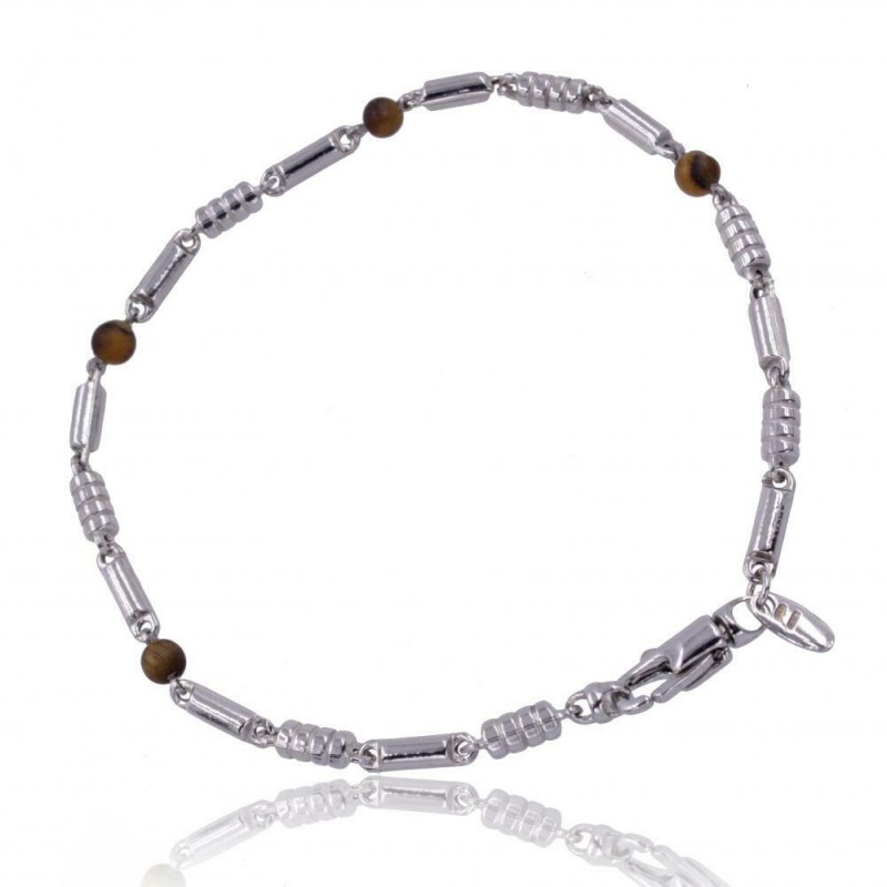 Bracciale Lorenz gioielli. Pietre e argento. SAYA SHOP ONLINE OUTLET.