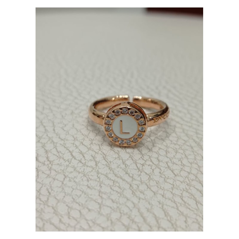 Anello donna Dvccio. Lettera. SAYA SHOP ONLINE OUTLET.