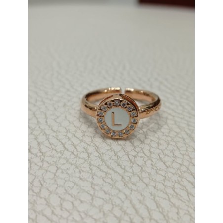 Anello donna Dvccio. Lettera. SAYA SHOP ONLINE OUTLET.