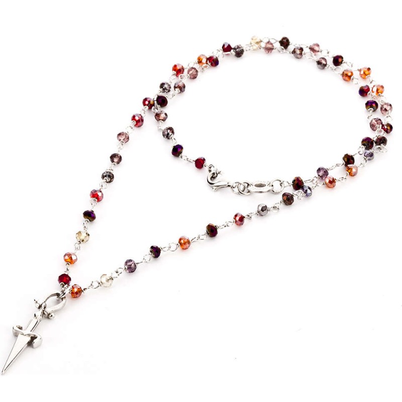 Collana unisex Paciotti Multicolore, argento. SAYA SHOP ONLINE OUTLET.