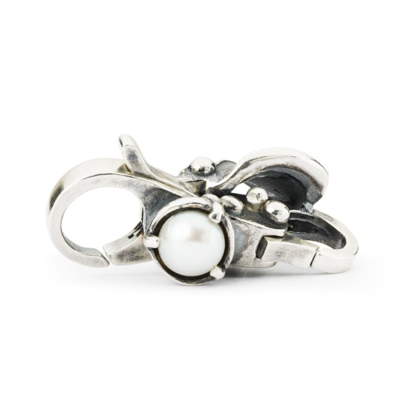 Trollbeads, Chiusura Corolla con Perla | SAYA SHOP ONLINE