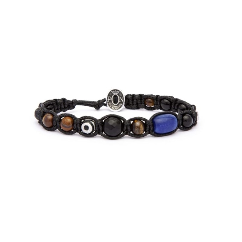 Bracciale Portonovo Koral Lapis Occhio Di Tigre | SAYA SHOP ONLINE