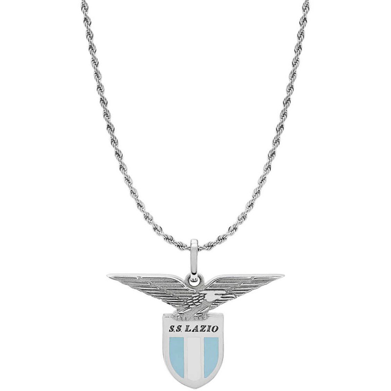 Lowell collana bambino gioielli S.S. Lazio. SAYA SHOP ONLINE OUTLET.