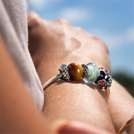 Trollbeads beads, Occhio di Tigre Rotondo Grande | SAYA SHOP ONLINE