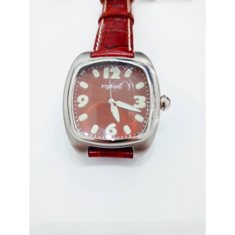 Fossil Unisex in pelle. Solo tempo. SAYA SHOP ONLINE OUTLET.