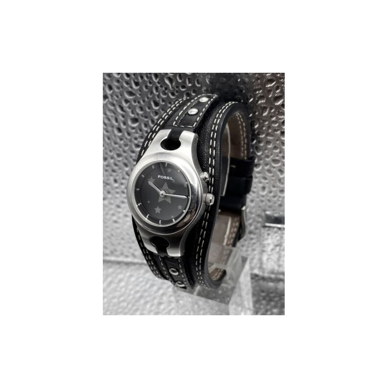 Fossil Big Tic Stars. Donna. Pelle. SAYA SHOP ONLINE OUTLET.