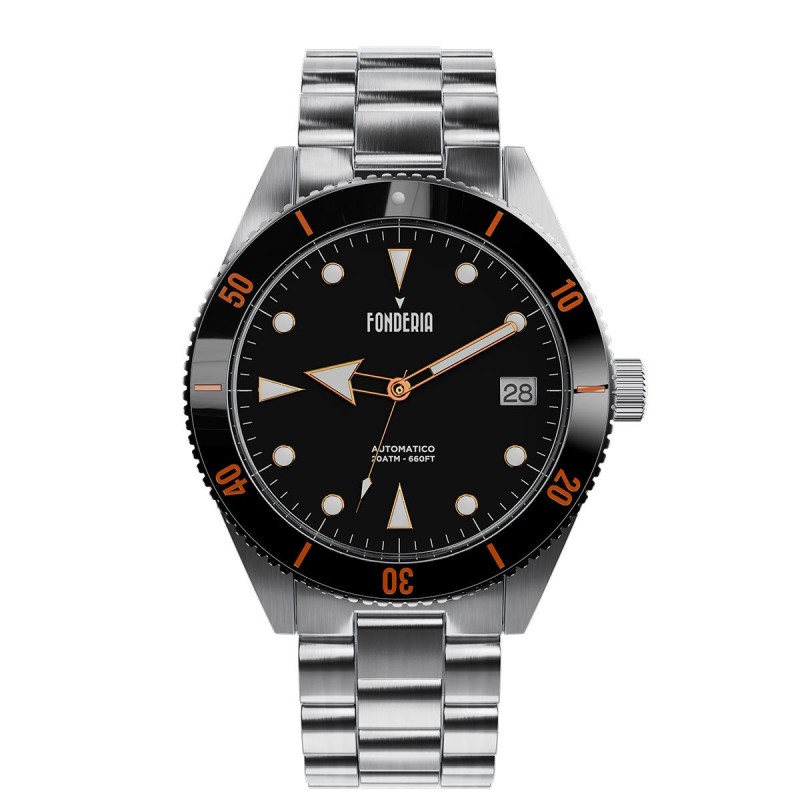 OROLOGIO FONDERIA, NECTON AUTOMATIC ORANGE BRACELET | SAYA SHOP