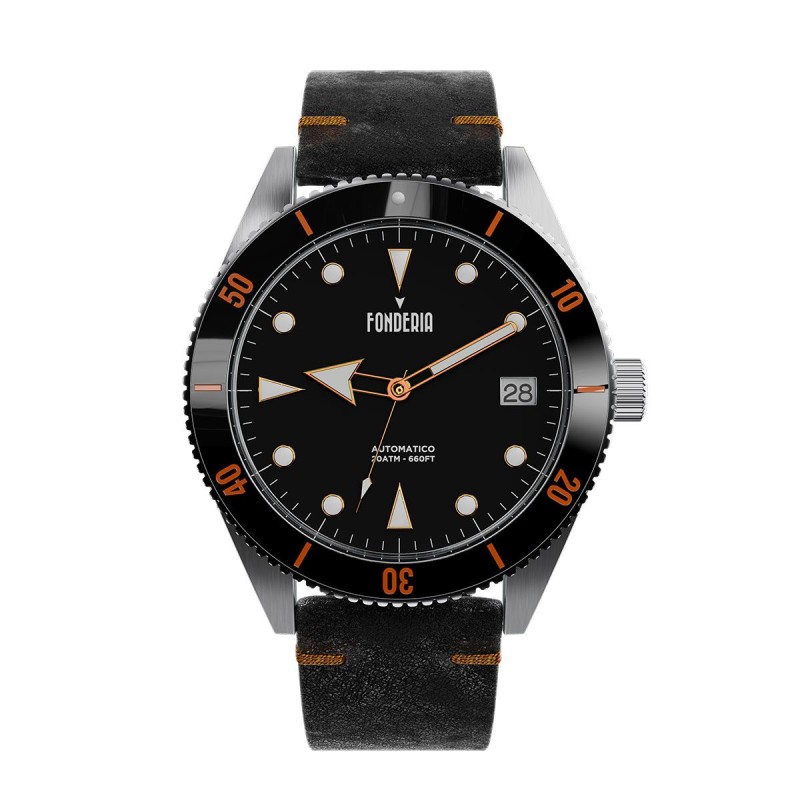 OROLOGIO FONDERIA, NECTON40 AUTOMATIC ORANGE