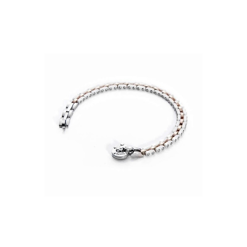 Bracciale Paciotti 4US acciaio rosè e ceramica SAYA SHOP ONLINE OUTLET