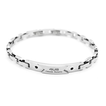 Bracciale Paciotti 4US. Acciaio con Piastra. SAYA SHOP ONLINE OUTLET.