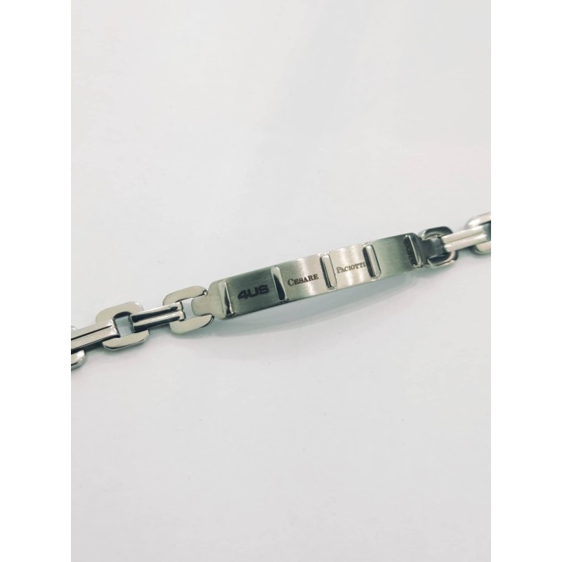 Bracciale Paciotti 4US. Acciaio con Piastra. SAYA SHOP ONLINE OUTLET.