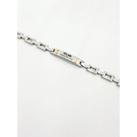 Bracciale Paciotti 4US. Acciaio, Piastrina. SAYA SHOP ONLINE OUTLET