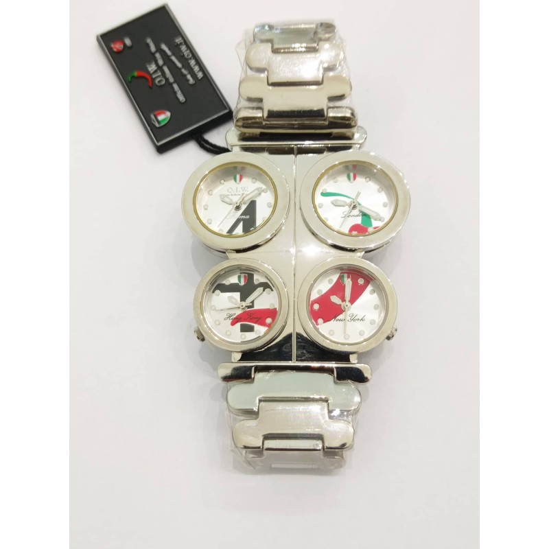 Orologio O.I.W. Multifunzione. 4 quadranti. SAYA SHOP ONLINE OUTLET.