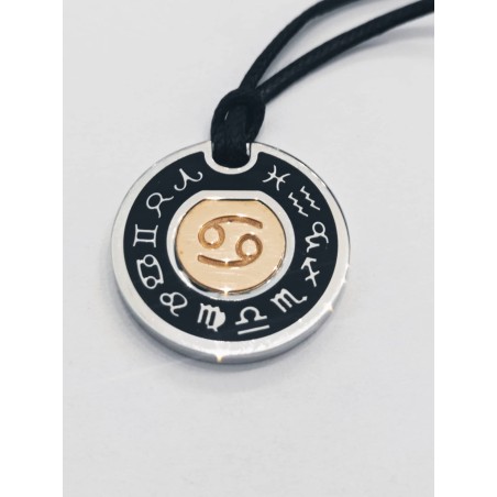 Segno Zodiaco Alessandro Testi. Argento e Oro. SAYA SHOP ONLINE OUTLET