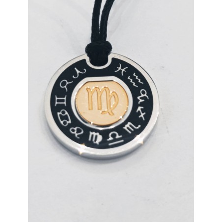 Segno Zodiaco Alessandro Testi. Argento e Oro. SAYA SHOP ONLINE OUTLET