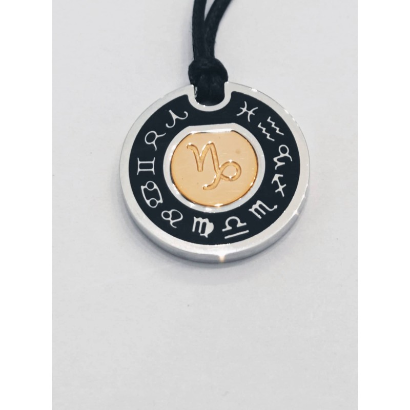 Segno Zodiaco Alessandro Testi. Argento e Oro. SAYA SHOP ONLINE OUTLET