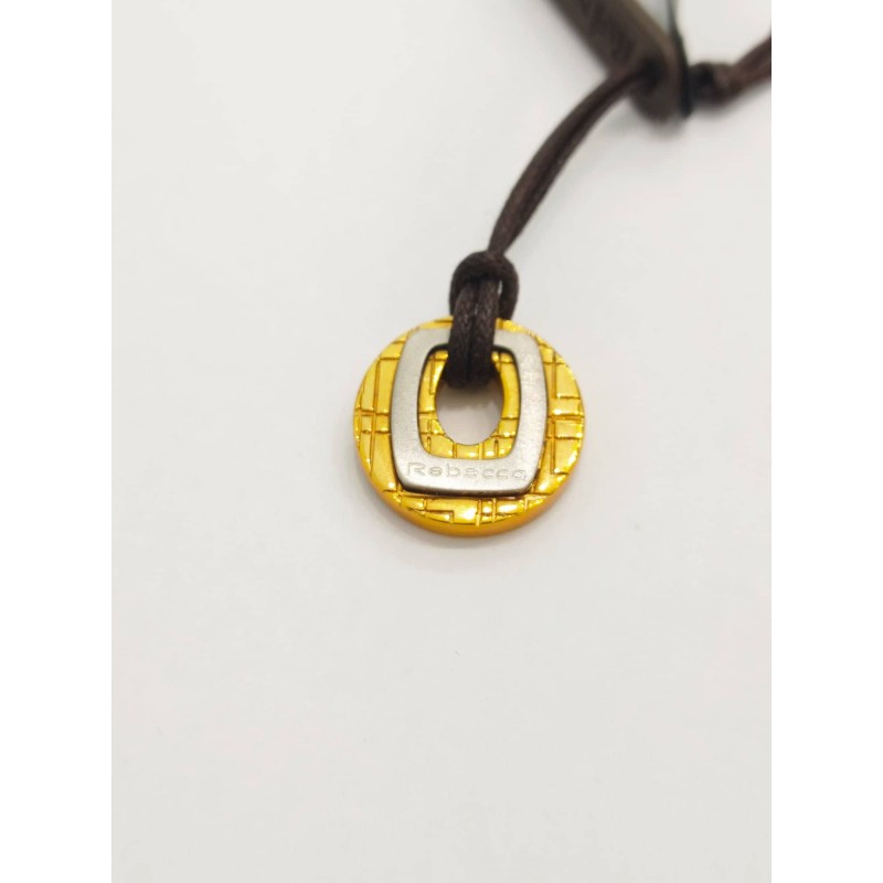 Ciondolo Rebecca. uomo. Acciaio e bronzo. SAYA SHOP ONLINE OUTLET.