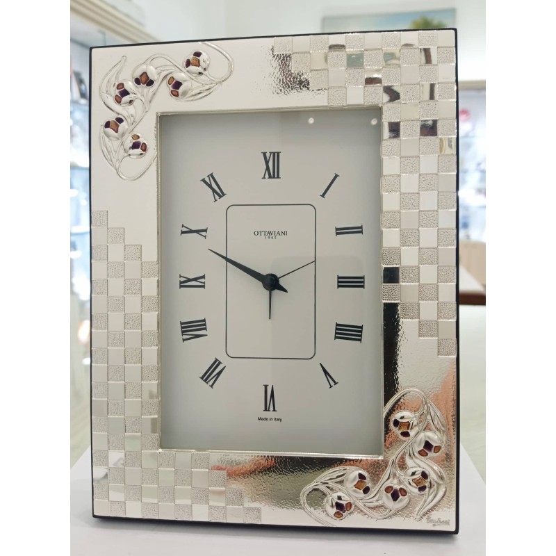 Cornice orologio sveglia Ottaviani. SAYA SHOP ONLINE OUTLET.