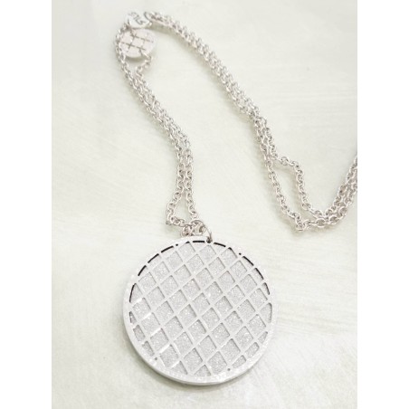 Collana Rebecca. Acciaio e Glam film Glitter. SAYA SHOP ONLINE OUTLET.