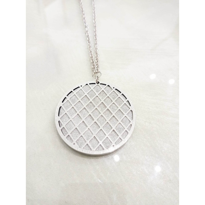 Collana Rebecca. Acciaio e Glam film Glitter. SAYA SHOP ONLINE OUTLET.