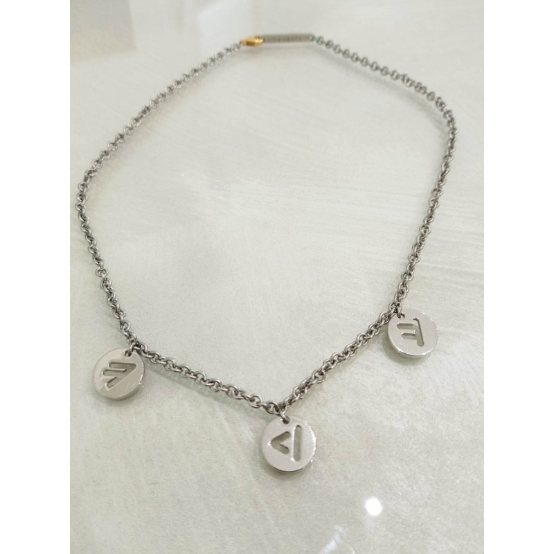 Girocollo Rebecca Jewels. Acciaio, charms. SAYA SHOP ONLINE OUTLET.
