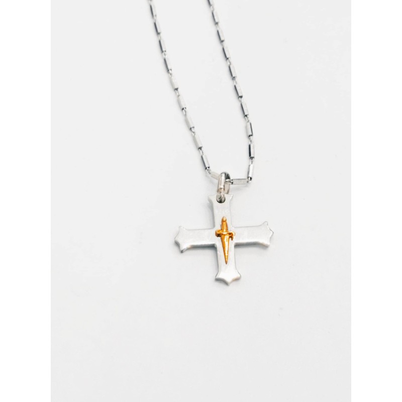 Collana Argento Paciotti Jewels. Croce grega. SAYA SHOP ONLINE OUTLET.