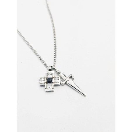 Collana Paciotti jewels. Argento e cristalli. SAYA SHOP ONLINE OUTLET.