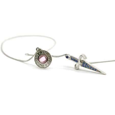 Collana Paciotti. Argento. Spada e medaglia. SAYA SHOP ONLINE OUTLET.