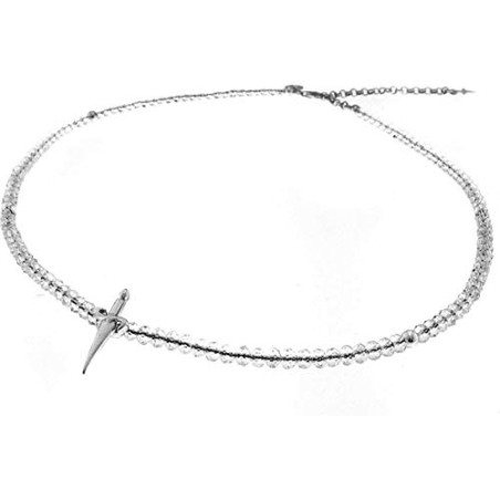 Collana Paciotti jewels. Argento e cristalli. SAYA SHOP ONLINE OUTLET.