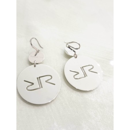 Orecchini Rebecca Jewels. Dischi specchiati. SAYA SHOP ONLINE OUTLET.