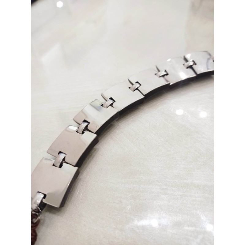 Bracciale Makuti Gioielli in legno e acciaio. SAYA SHOP ONLINE OUTLET.