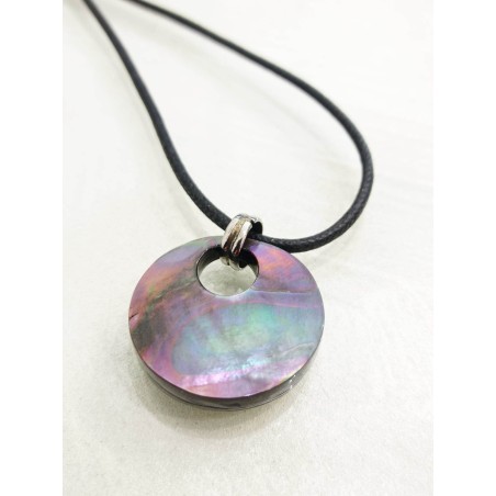 Collana Makuti Acciaio, madreperla e diamante. SAYA SHOP ONLINE OUTLET