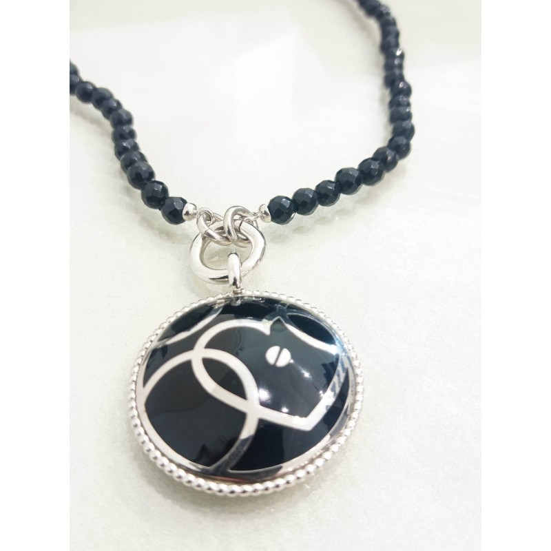 Collana donna Facco Gioielli. Onice. SAYA SHOP ONLINE OUTLET.
