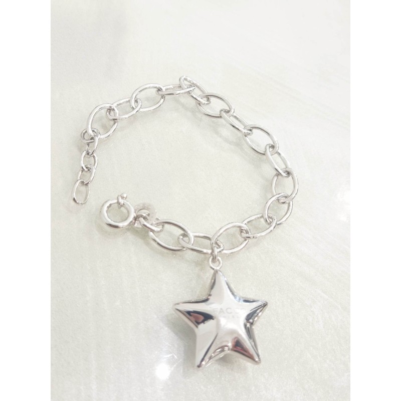 Bracciale facco gioielli. Stella. Argento. SAYA SHOP ONLINE OUTLET.