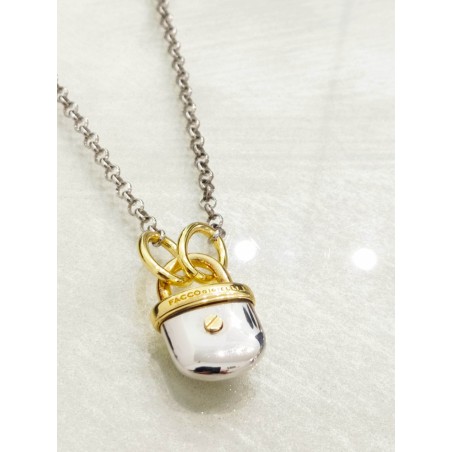 Collana Facco gioielli Lucchetto, argento 925. SAYA SHOP ONLINE OUTLET