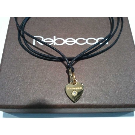 Ciondolo Rebecca Mon Amour. Cuore e diamante. SAYA SHOP ONLINE OUTLET.